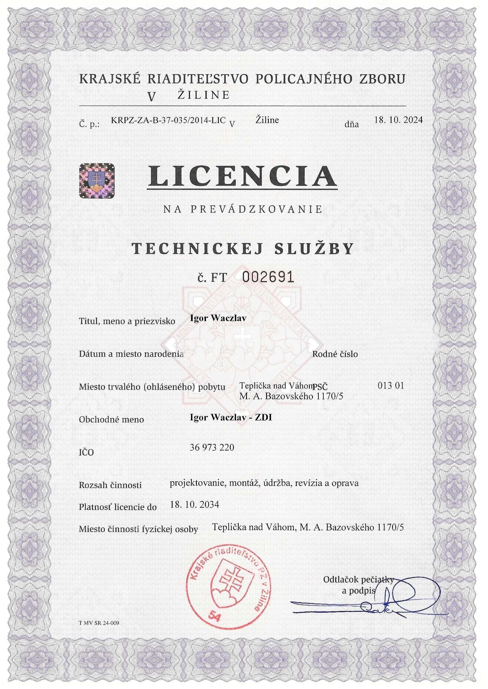 licencia